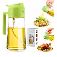 Sticla pentru ulei, 2 in 1, 400 ml