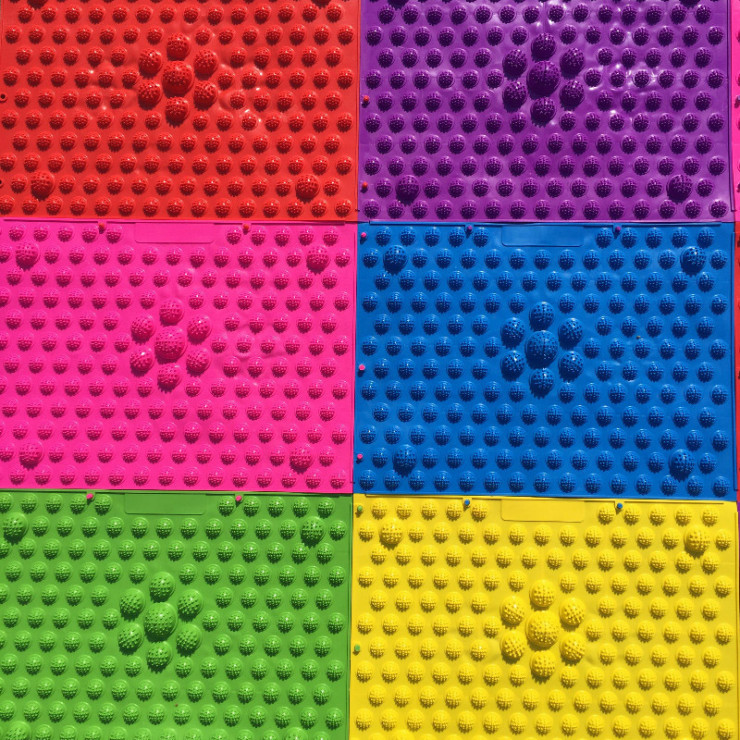 Covoras-puzzle ortopedic 28x38cm — fotografia 3