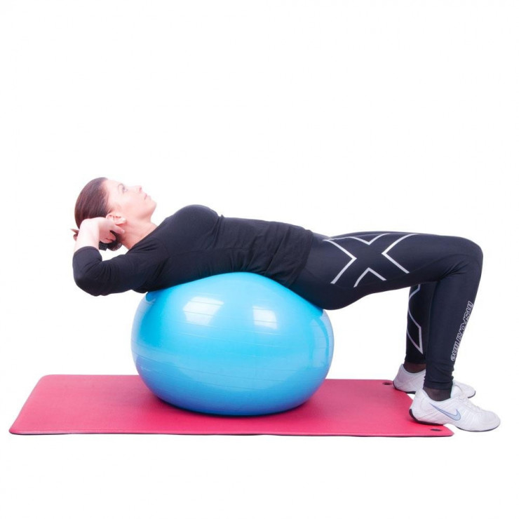 Minge sport (fitball) 65cm cu pompa — fotografia 2