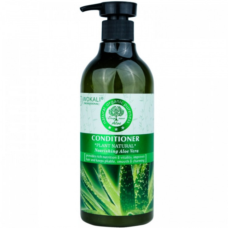Balsam pentru par Plant Natural Wokali Aloe 550ml