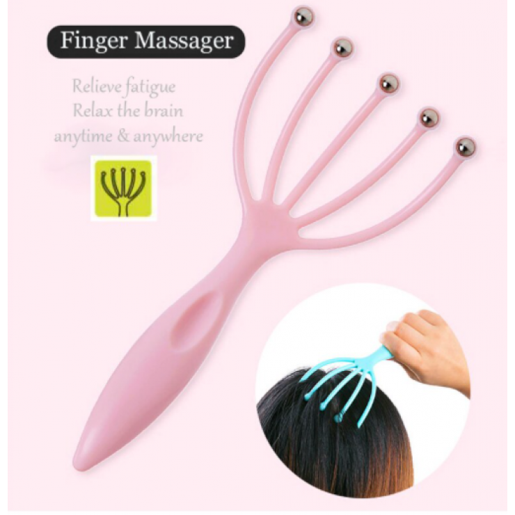 Dispozitiv de masaj cu bile de magnet Head Spa — fotografia 4