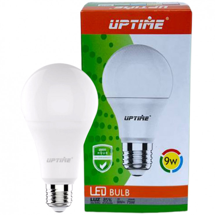 Bec LED 9W = 75W Uptime
