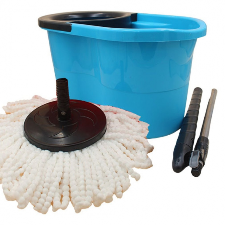 Mop rotativ + căldare cu centrifugă Zambak 17Litri — fotografia 4