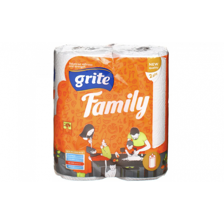 Prosop de hirtie Grite 2role 83 servetele