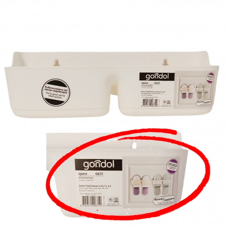 Organizator pentru incaltaminte de casa Space Gondol