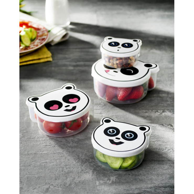 Caserole Gondol Panda set 4buc (g680)