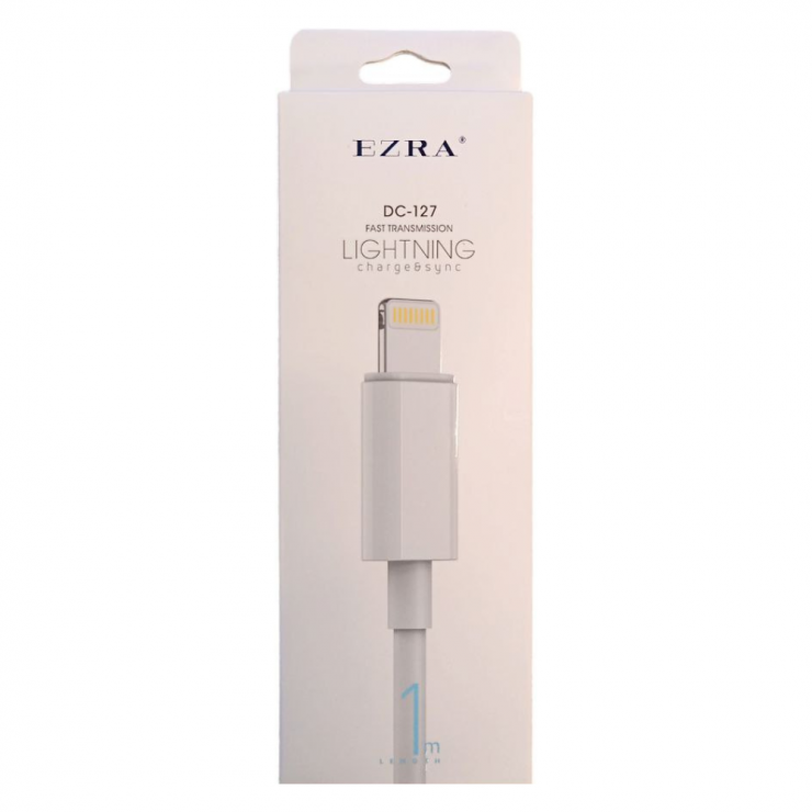 Cablu USB Lightning EZRA 1metru DC-127 — fotografia 5