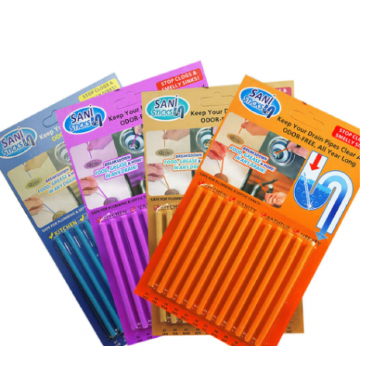 Betisoare pentru curatarea tevilor Sani Sticks — fotografia 3