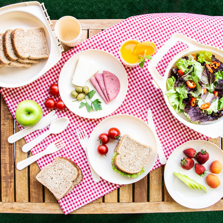 Set picnic DecoBella 6 persoane — fotografia 4