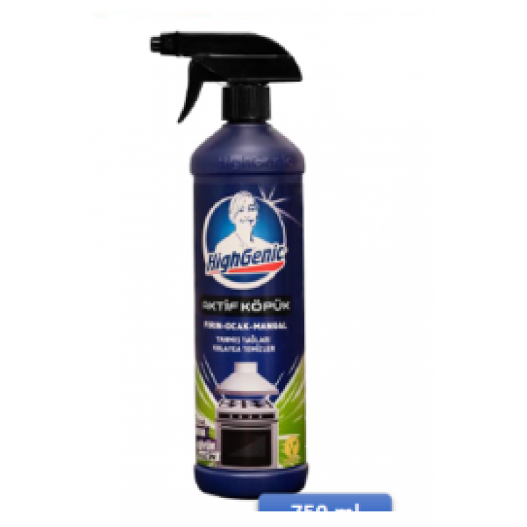 Spuma de curatare pentru bucatarie Firin-Ocak-Mangal HighGenic 750ml