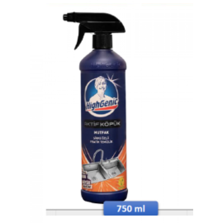 Spuma de curatare pentru bucatarie Mutfak HighGenic 750ml