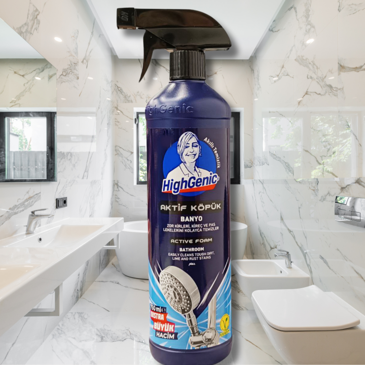Spuma de curatare pentru baie si rosturi BANYO HighGenic 750ml