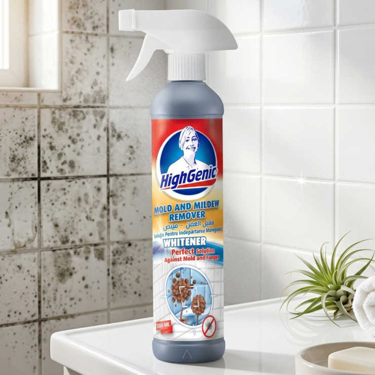 Solutie contra mucegaiului Mold & Mildew Remover HighGenic 500ml — fotografia 3
