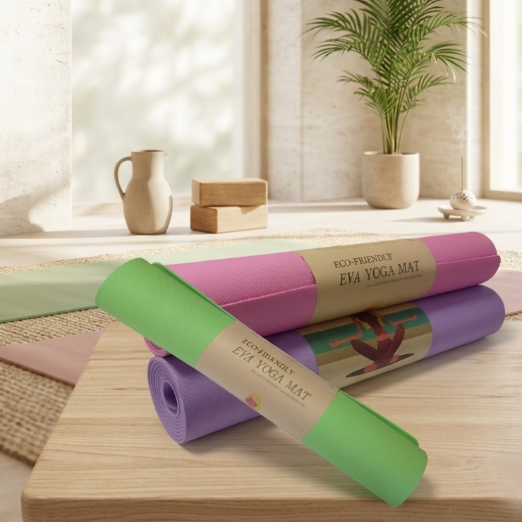 Covoras fitness Eva Yoga Mat 4mm — fotografia 3