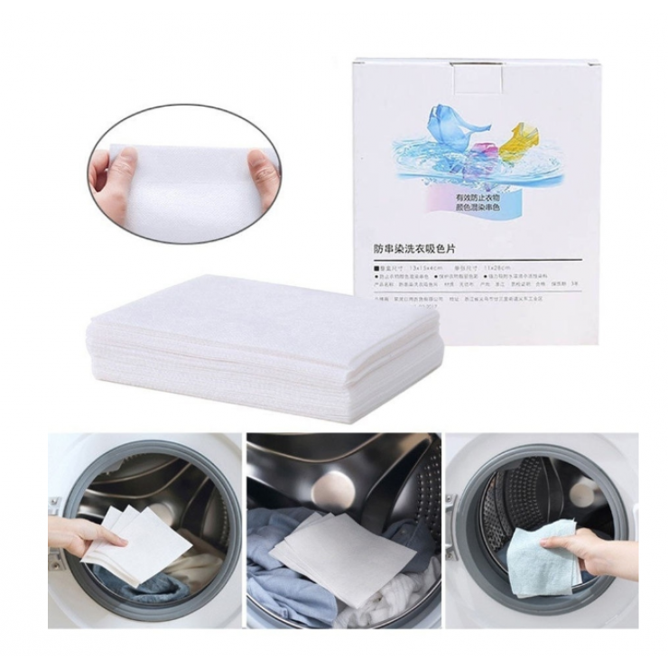 Servetele pentru masina de spalat protectia culorii Color Clean — fotografia 3