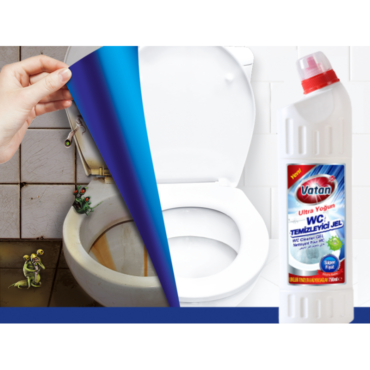 Solutie pentru WC Ultra Yogun Vatan 750ml