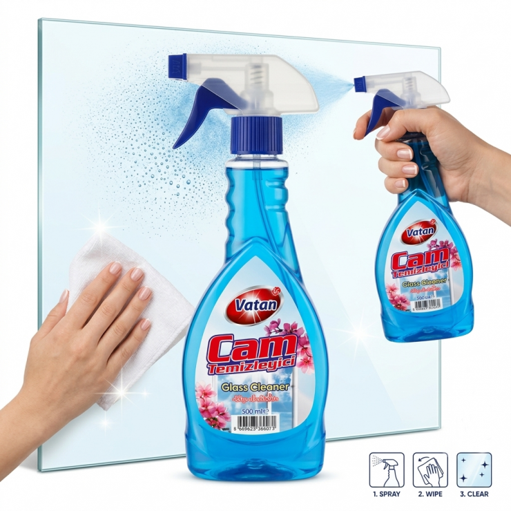 Solutie pentru curatarea sticlei Cam Vatan 500ml