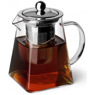 Ceainic cu infuzor U.TE, sticla, rezistent la foc, 750ml