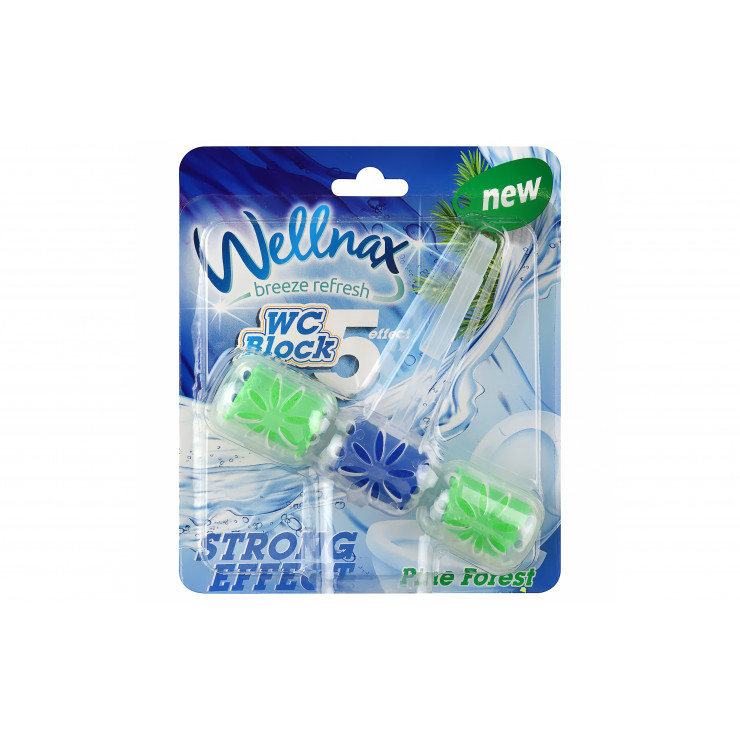 Sapun pentru vasul de toaleta Wellnax effect 5 Pine Forest 57gr