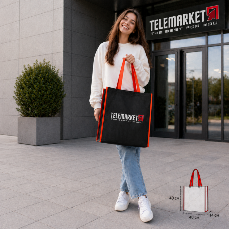 Geanta pentru cumparaturi Telemarket (spunbond)