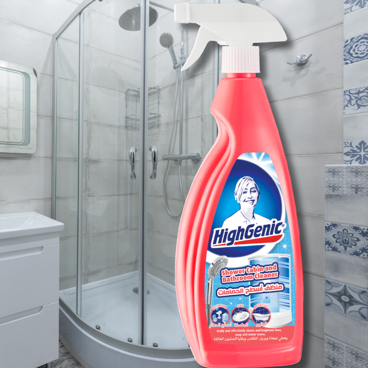 Solutie pentru cabina de dus si baie Shower Cabin&Bathroom High Genic 750ml