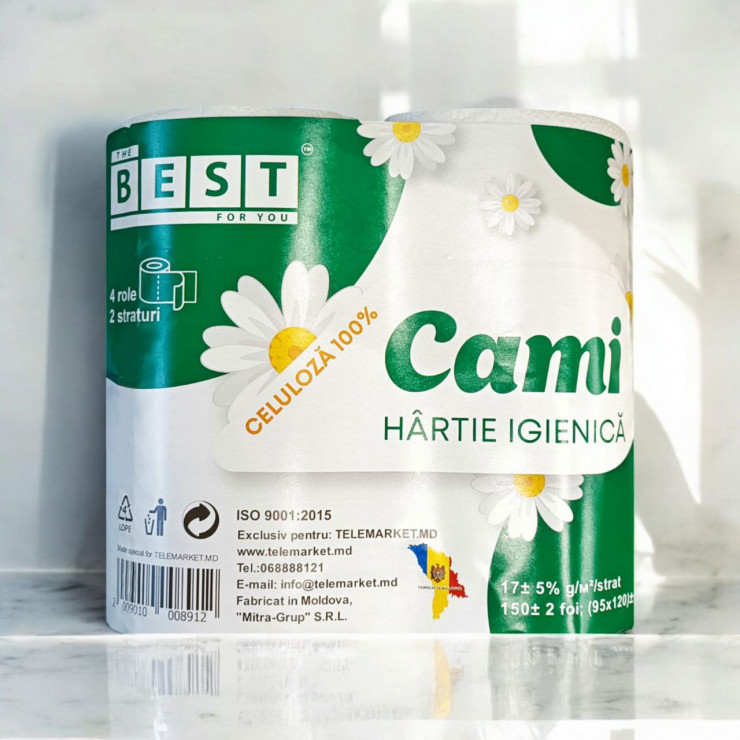 Hirtie igienica Cami 2str / 4role