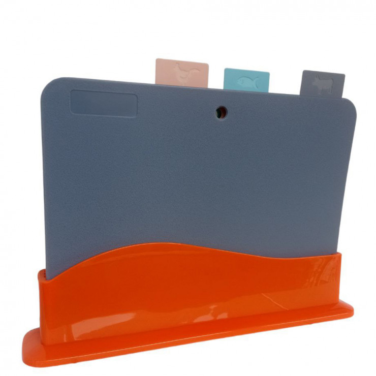 Tabla de tocat cu suport Сhopping Board Set 4buc — fotografia 3