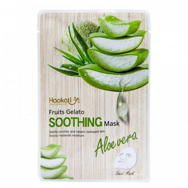 Masca din tesatura cu extract de aloe