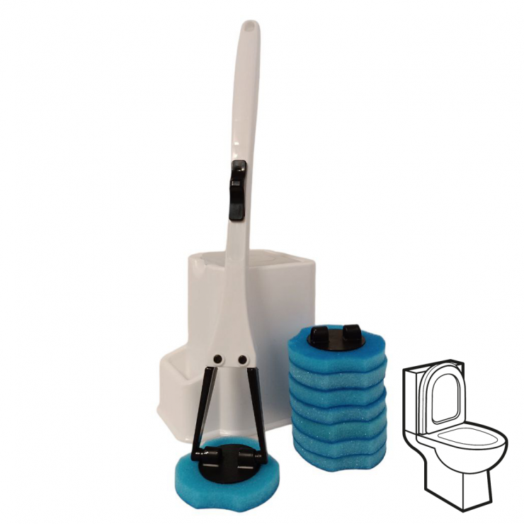 Perie WC cu duze de schimb Best Clean
