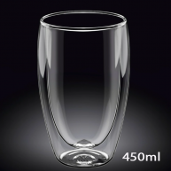 Pahar sticla pereti dubli 450ml