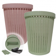 Caldare pentru gunoi cu organizator pungi 29*23 cm