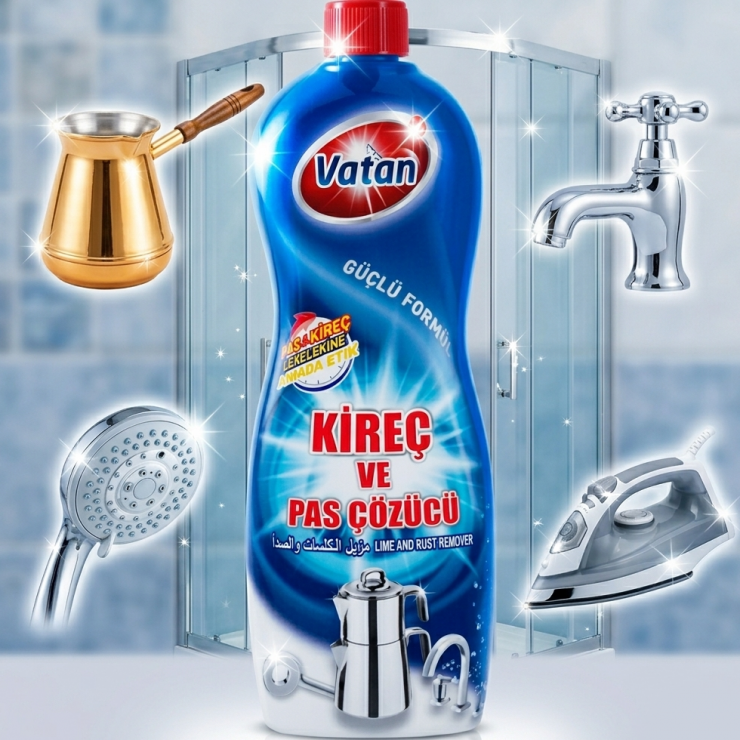 Solutie anti calcar si anti rugina Kirec Ve Pas Cozucu VATAN 1Lit