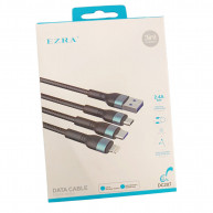 Cablu 3 in 1 USB 1.2m EZRA (DC207)