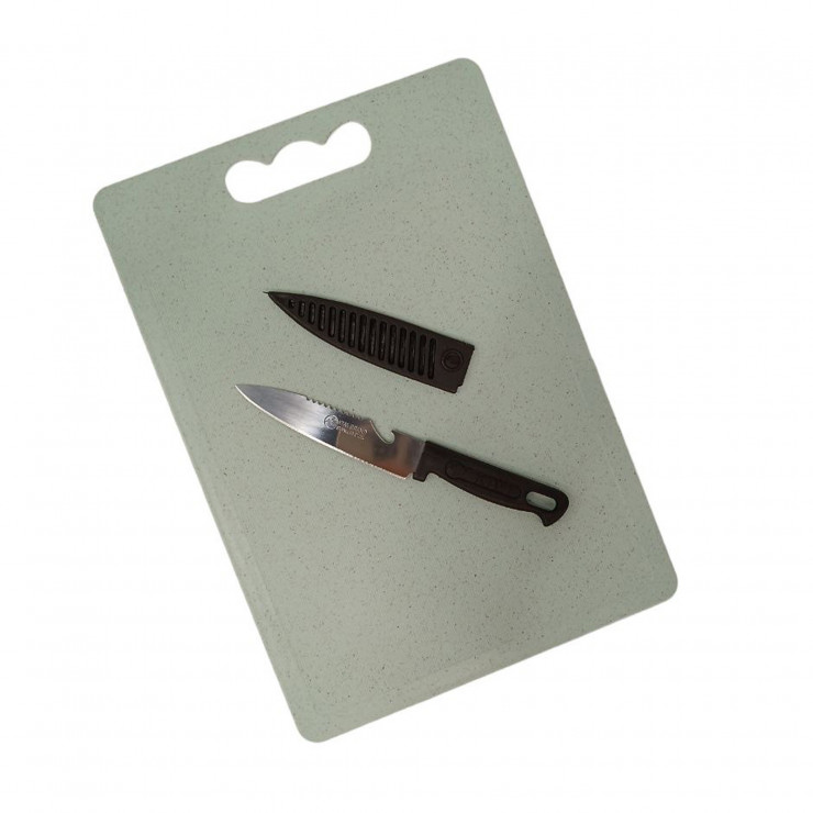 Tabla pentru tocat+cutit Tong You 33х23,5х0,3cm