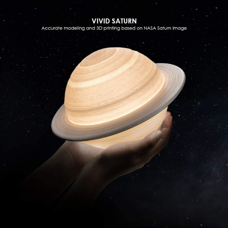 Veioza 3D SATURN 15 сm