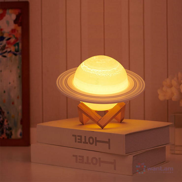Veioza 3D SATURN 15 сm — fotografia 4