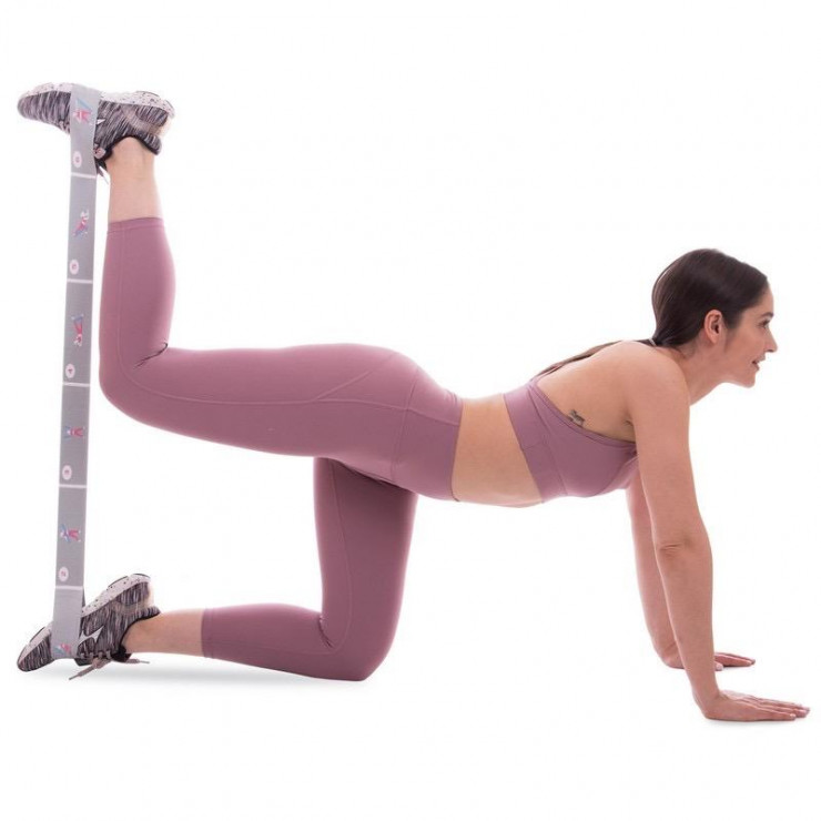 Banda elastica sport Yoga Belt 95x4cm — fotografia 3