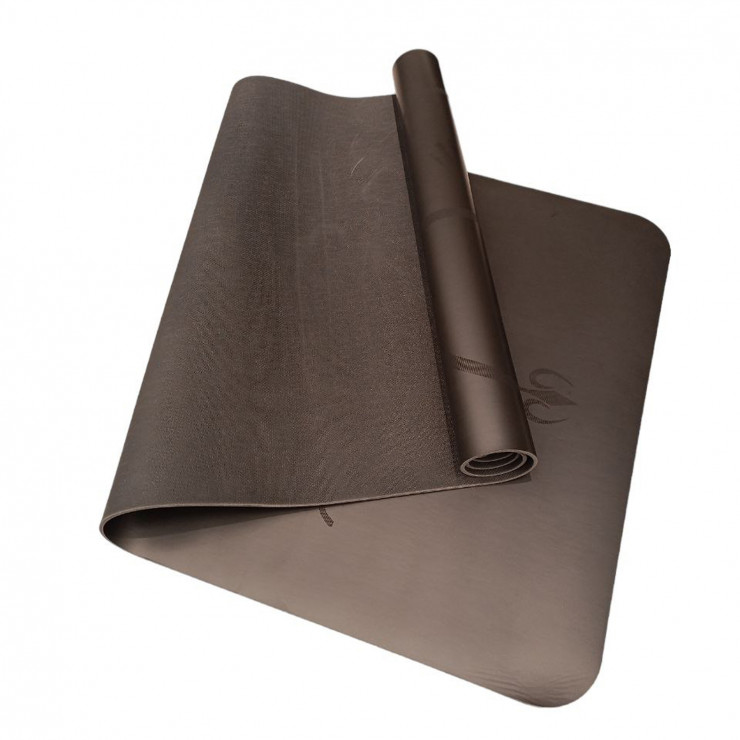 Covoras pentru yoga cauciuc 183x61x0,5 Black — fotografia 4