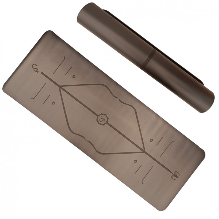 Covoras pentru yoga cauciuc 183x61x0,5 Black
