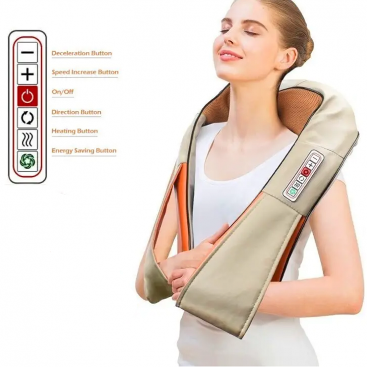 Dispozitiv de masaj Neck Kneading 6 butoane