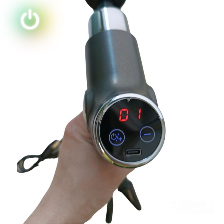 Pistol de masaj Mini Fascial Gun Sensor — fotografia 3