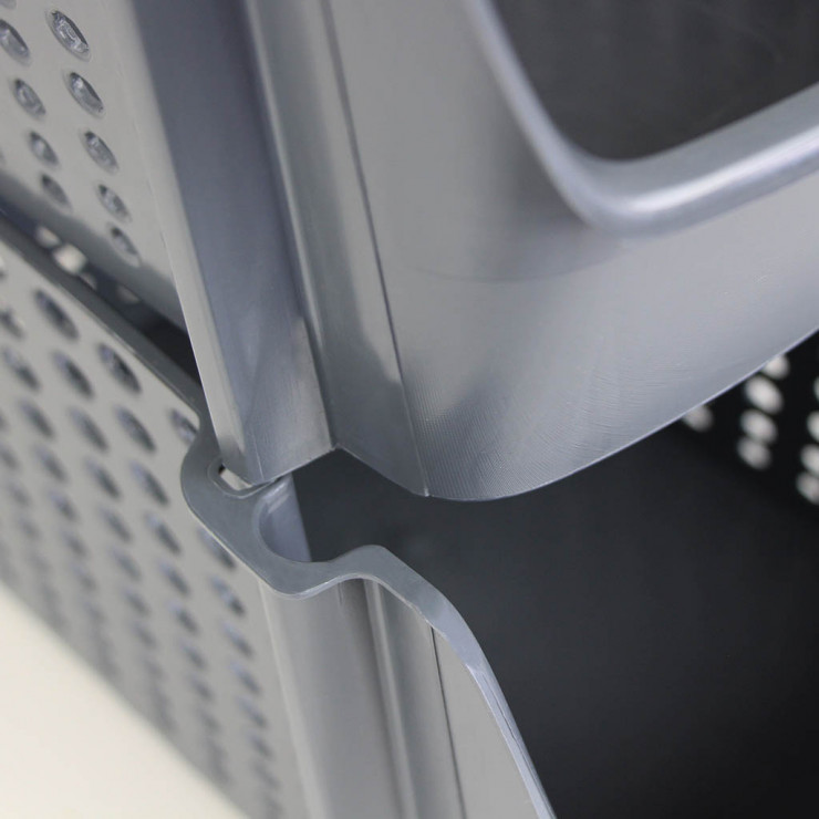 Organizator Stackable Large Basket DecoBella — fotografia 4