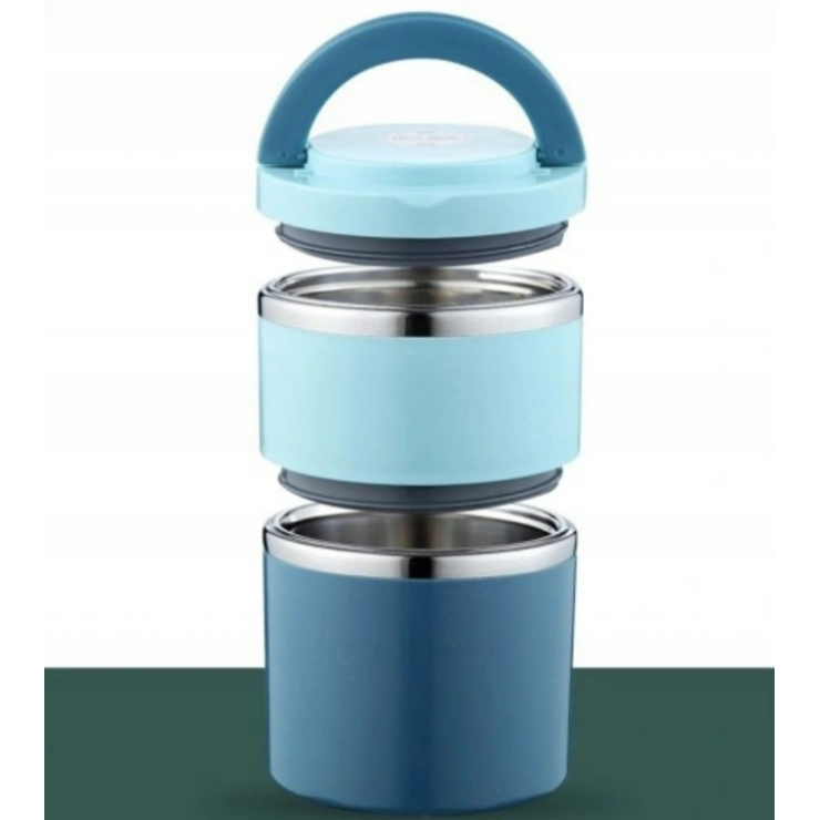 Caserola alimentara Homio 2 sectiuni, 1,4Litri