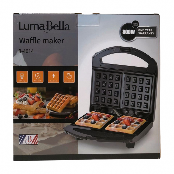 Aparat pt vafe 800W LumaBella B-4014 — fotografia 6