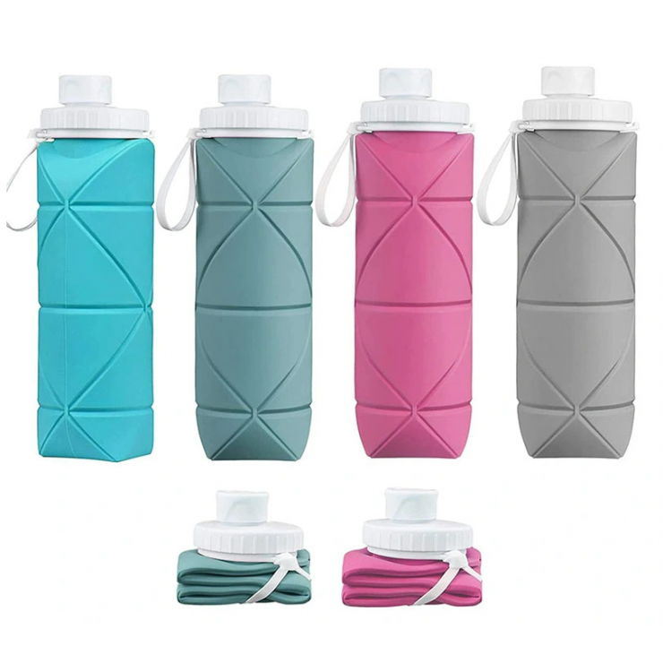 Sticla pliabila din silicon 600 ml