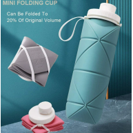 Sticla pliabila din silicon 600 ml