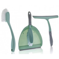 Set pentru curatenie Clean star / matura, faras, peri, perie pentru ferestre