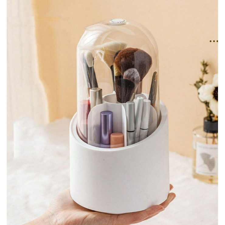 Organizator rotativ pentru accesorii cosmetice