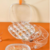 Organizator pentru bijuterii acril / 3 nivele