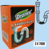 Curatator de țevi DRANEX Lavabo Acici 3*70gr